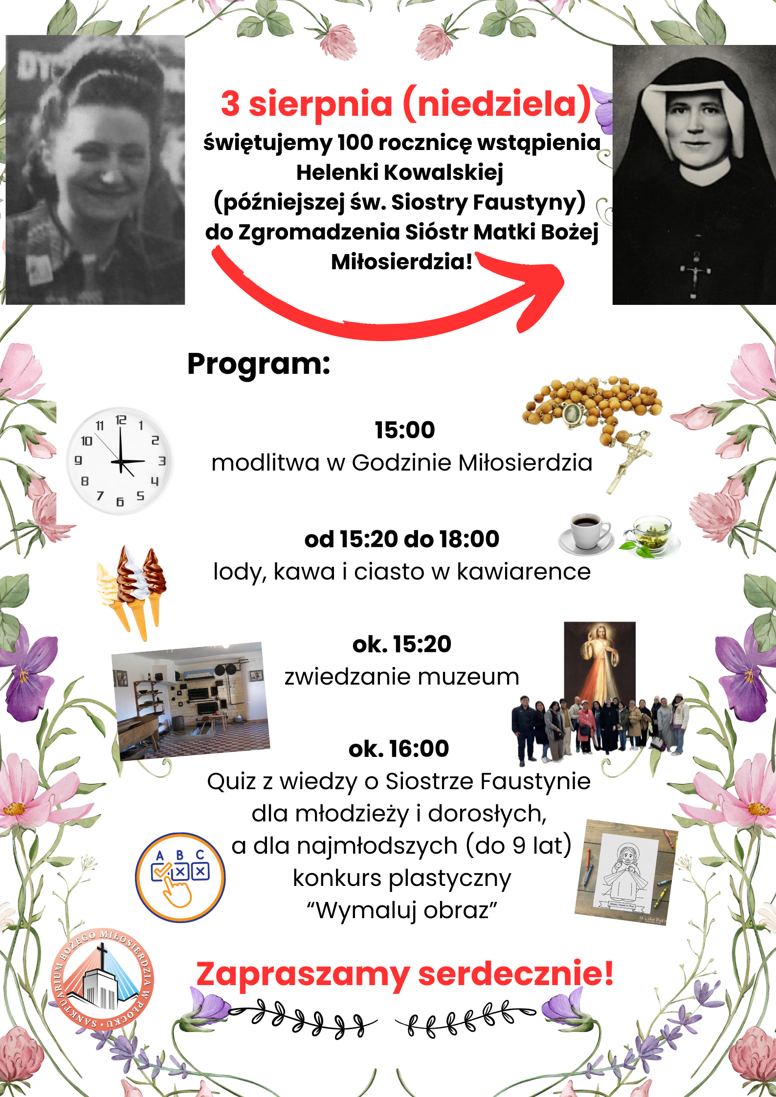 Stulecie wstąpienia s. Faustyny do naszego Zgromadzenia