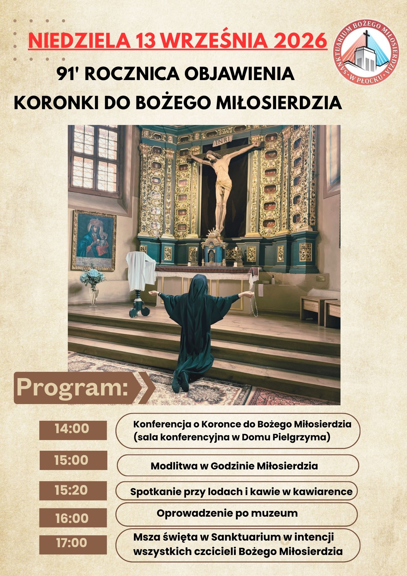91. rocznica objawienia koronki do bożego miłosierdzia