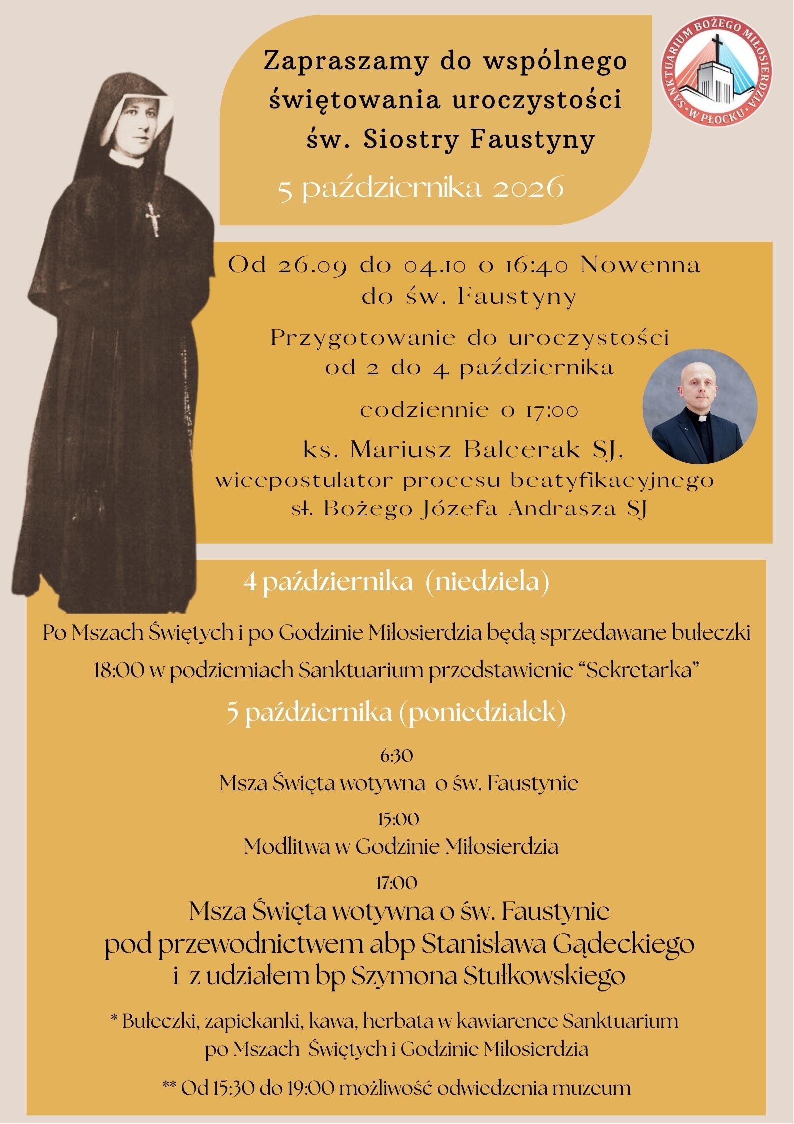 Uroczystość św siostry Faustyny